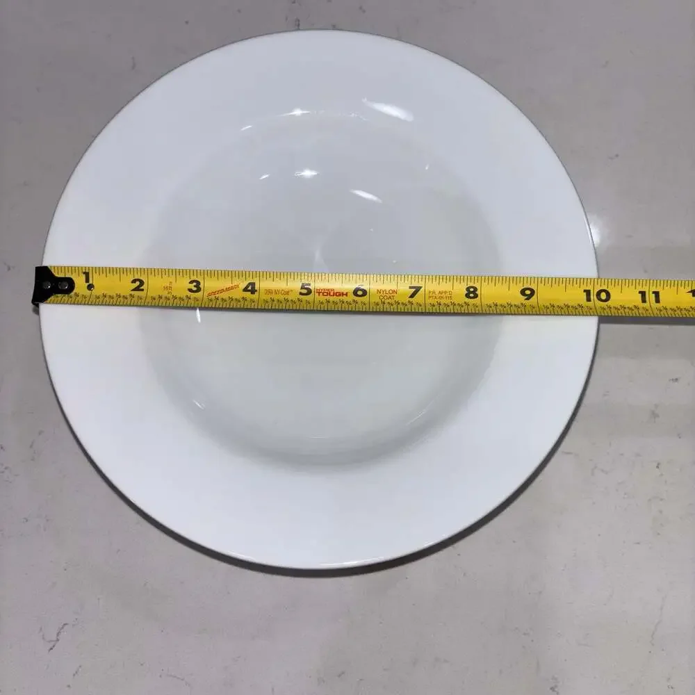 Pottery Barn Great White Rimmed Pasta/Soup Bowls Set of 5